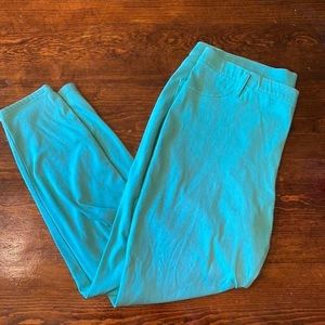 Blue Ankle Jeggings